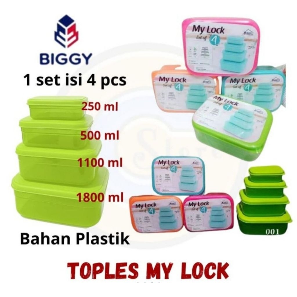 Sealware toples kotak My Lock biggy 4 in 1