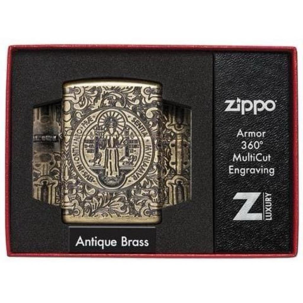 Zippo Armor St. Benedict Constantine Design 29719 Original [NEW]