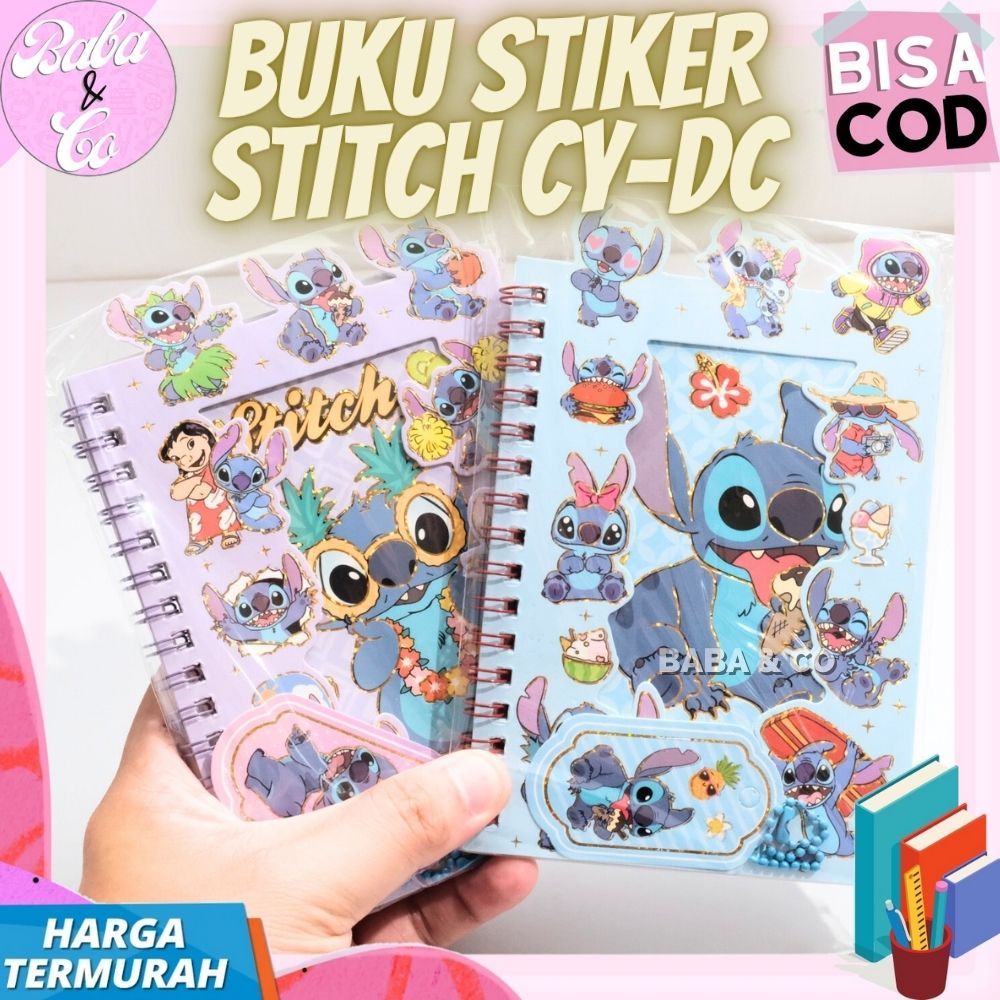 

BUKU STIKER STITCH CY-DC STIKER BOOK STITCH BLUE LILO SERIES LUCU UNIK IMUT NOTEBOOK STIKER STITCH CY DC TERMURAH GROSIR COD