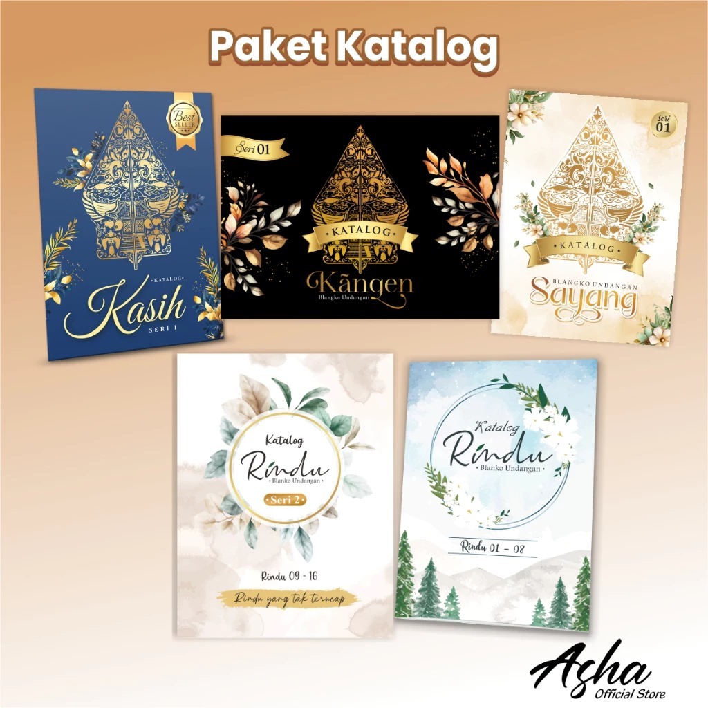 KATALOG BLANGKO UNDANGAN - ALBUM KATALOG BLANKO UNDANGAN LENGKAP ALL SERIES