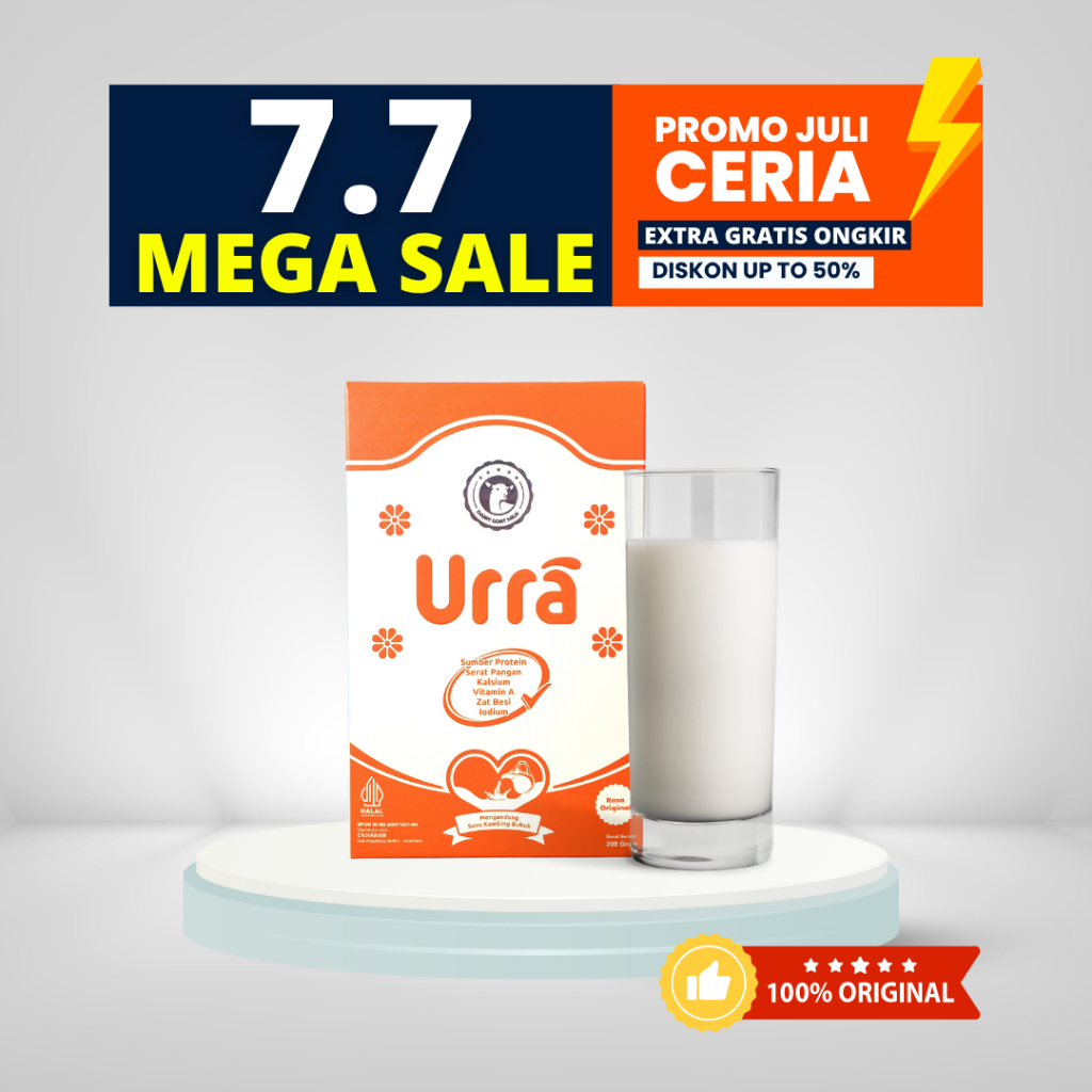 

Susu URRA - Susu Kambing Saneen Untuk Penambah Berat Badan & Tinggi Badan Anak