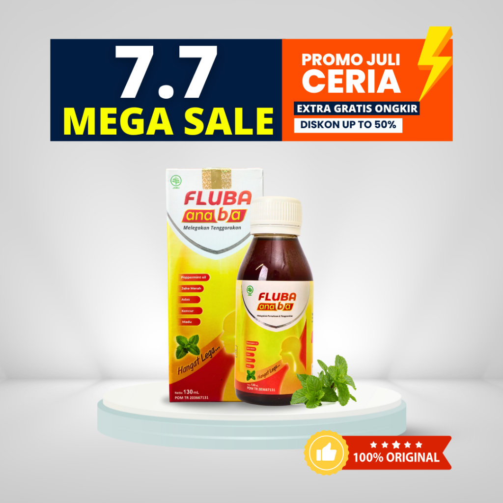 

Fluba Anaba Madu Herbal Untuk Flu & Batuk Melegakan Tenggorokan - 1 Botol isi 130 ml