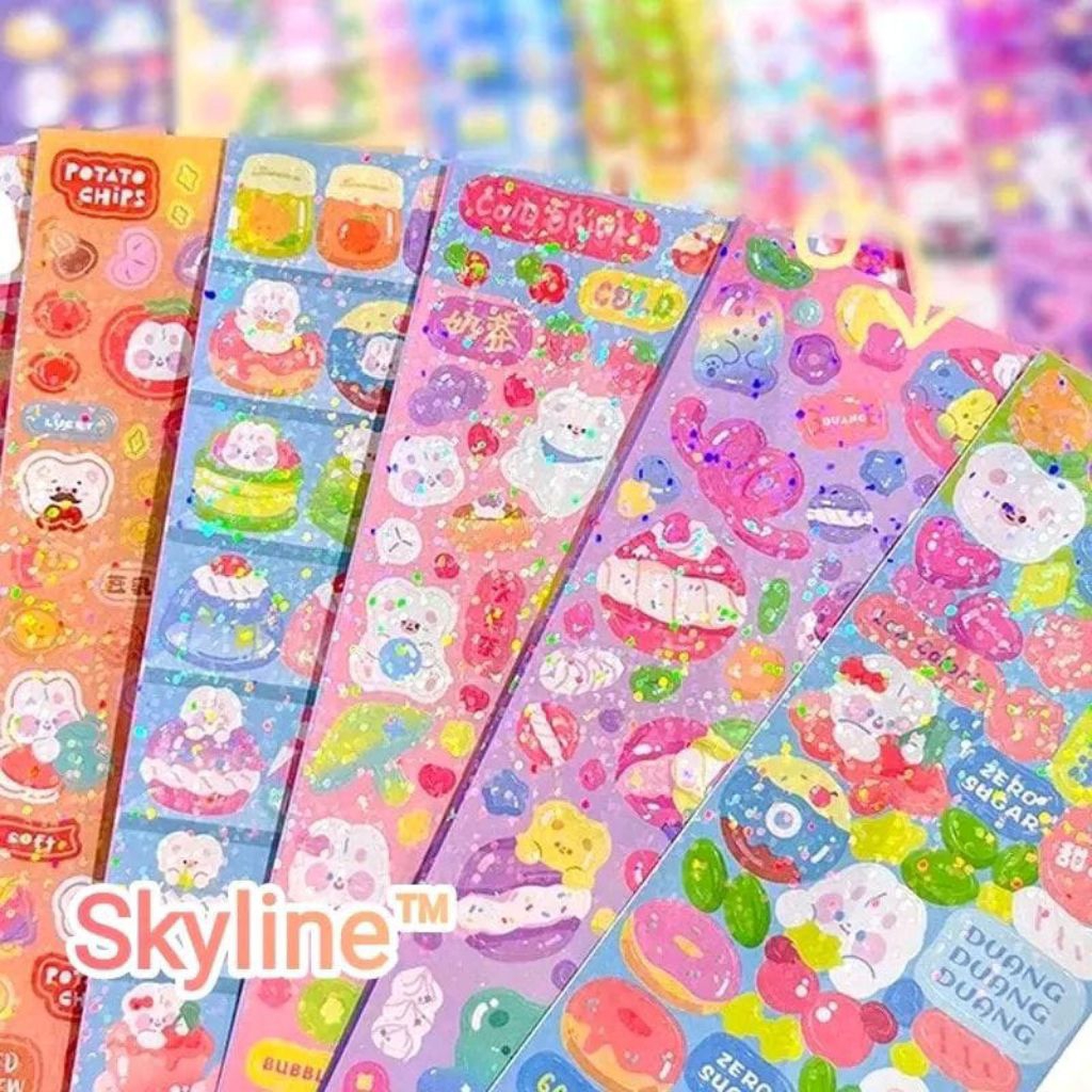 

Sticker Kiss Cut Deco Anti Air Dengan Beragam Gambar Lucu 1 Lembar