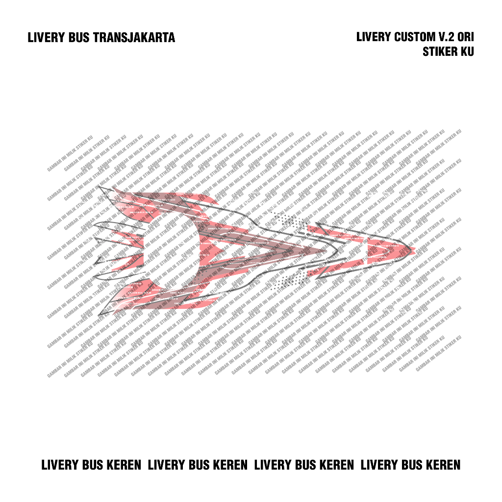 

Livery Bus Mainan RKC Custom Versi 2.0 Warna Warni Vinily