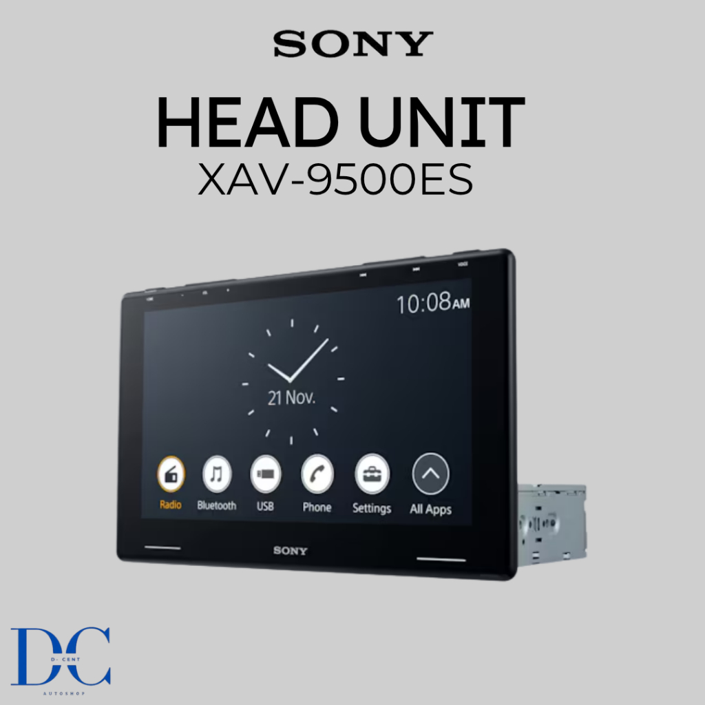 Head Unit Digital Mobil SONY XAV-9500ES - 10.1 Inch Single Din - Head Unit Digital SONY - 100% Origi