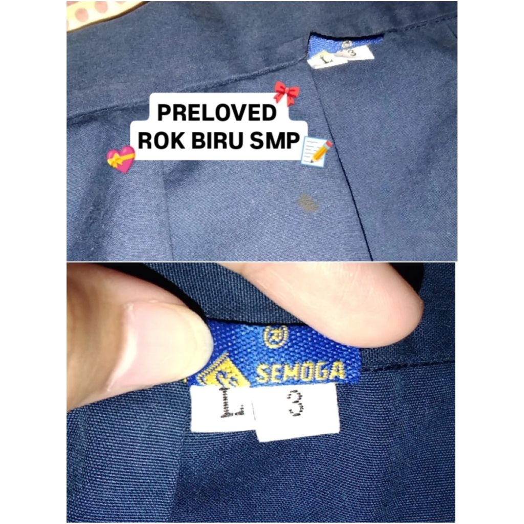 PRELOVED ROK BIRU SMP