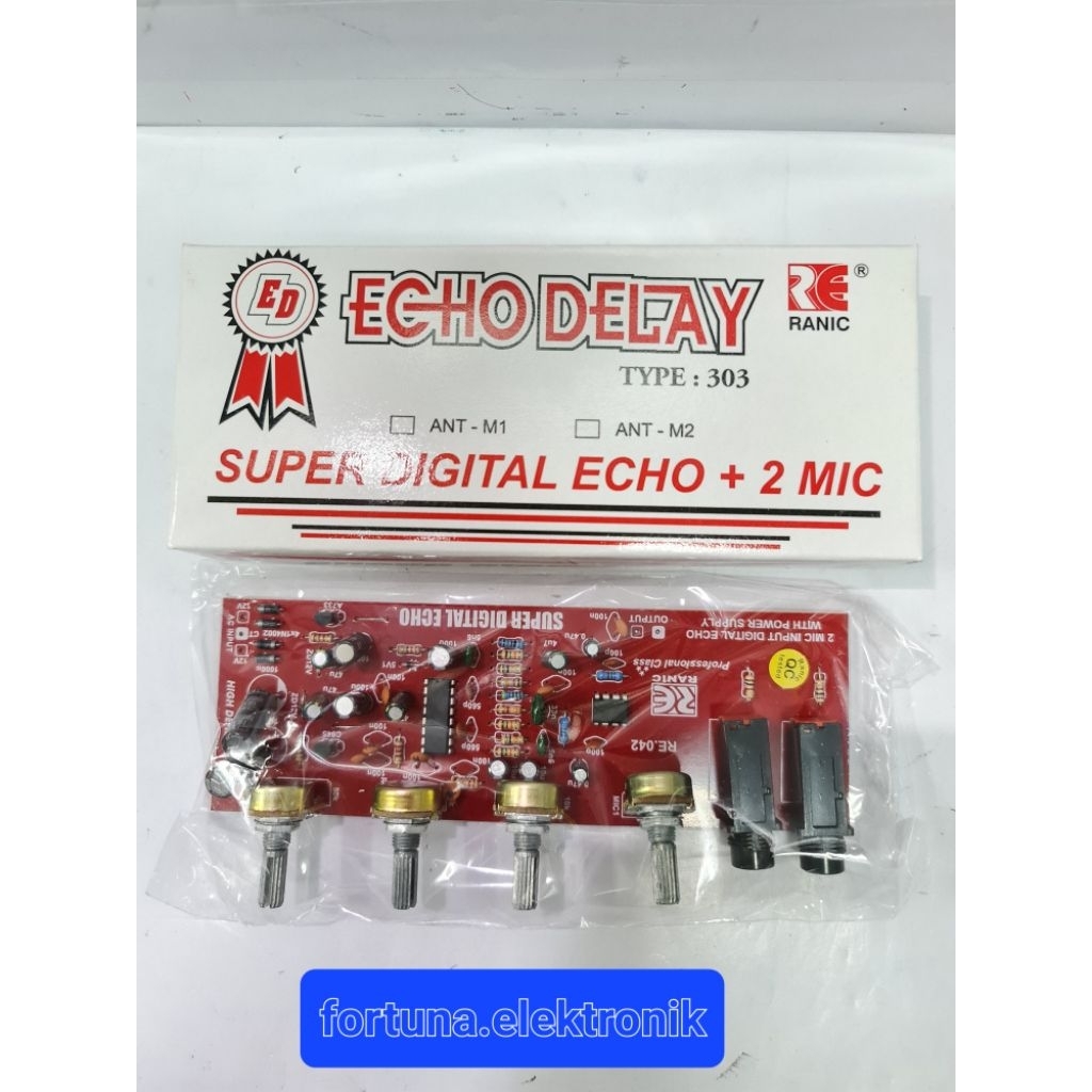 RANIC KIT ECHO DELAY SUPER DIGITAL ECHO+2MIC EHODELAY RANIC TYPE(303)