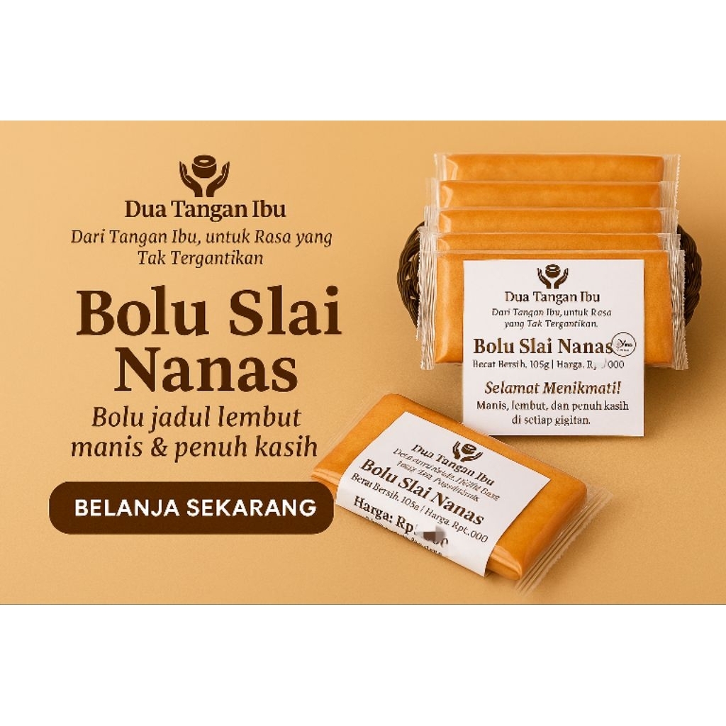

Bolu Jadul Slai Nanas 105gr – Bolu Panggang Jadul Isi Selai – Lembut, Wangi, Tahan Lama – Snack Rumahan Favorit