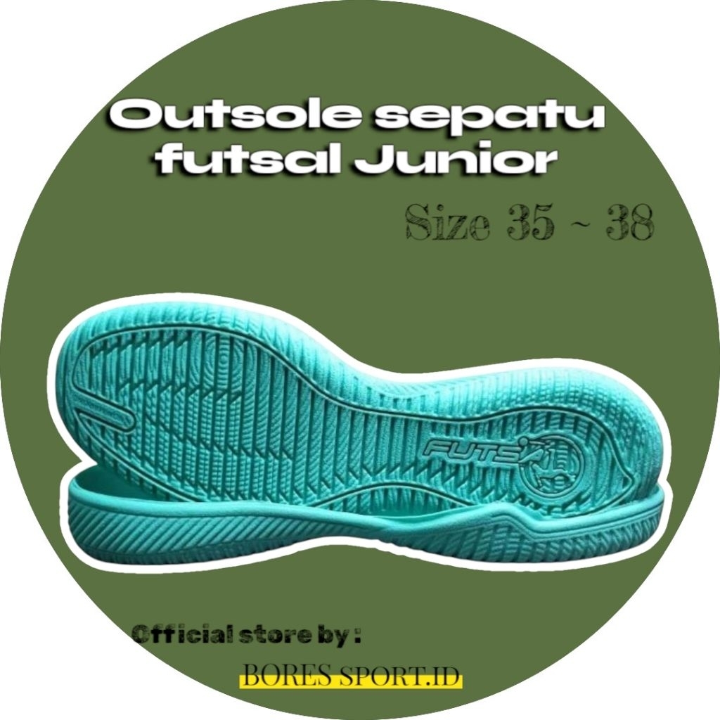 Outsole Sepatu Futsal - Junior Size 34-38, BORES sport.id