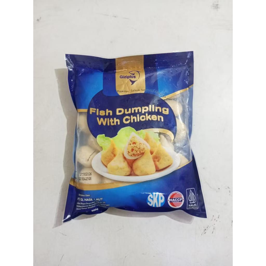 

Dumpling Ayam Giziplus 500gr - Fish Dumpling With chicken