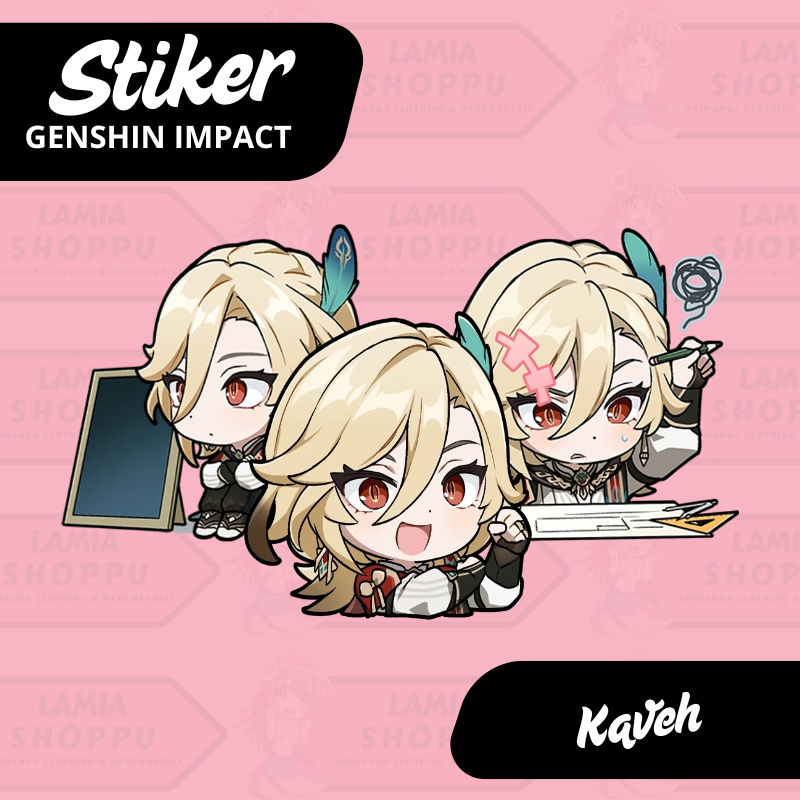 

Stiker Kaveh Genshin Impact | Sticker Kaveh GI | Stiker Laptop Vinyl Anti Air