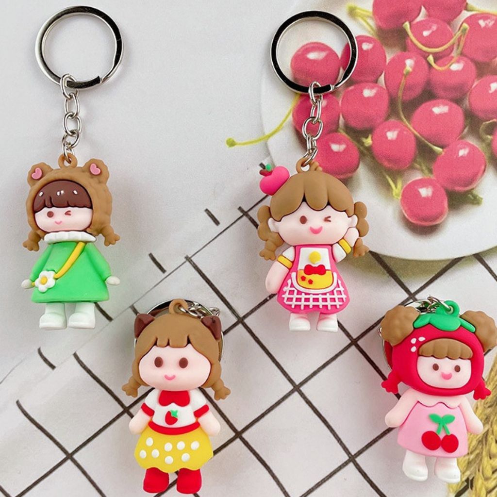 ALunne. IMUT BANGET Gantungan kunci karakter lucu bikin tas kamu makin gemesin gantungan kunci lucu 