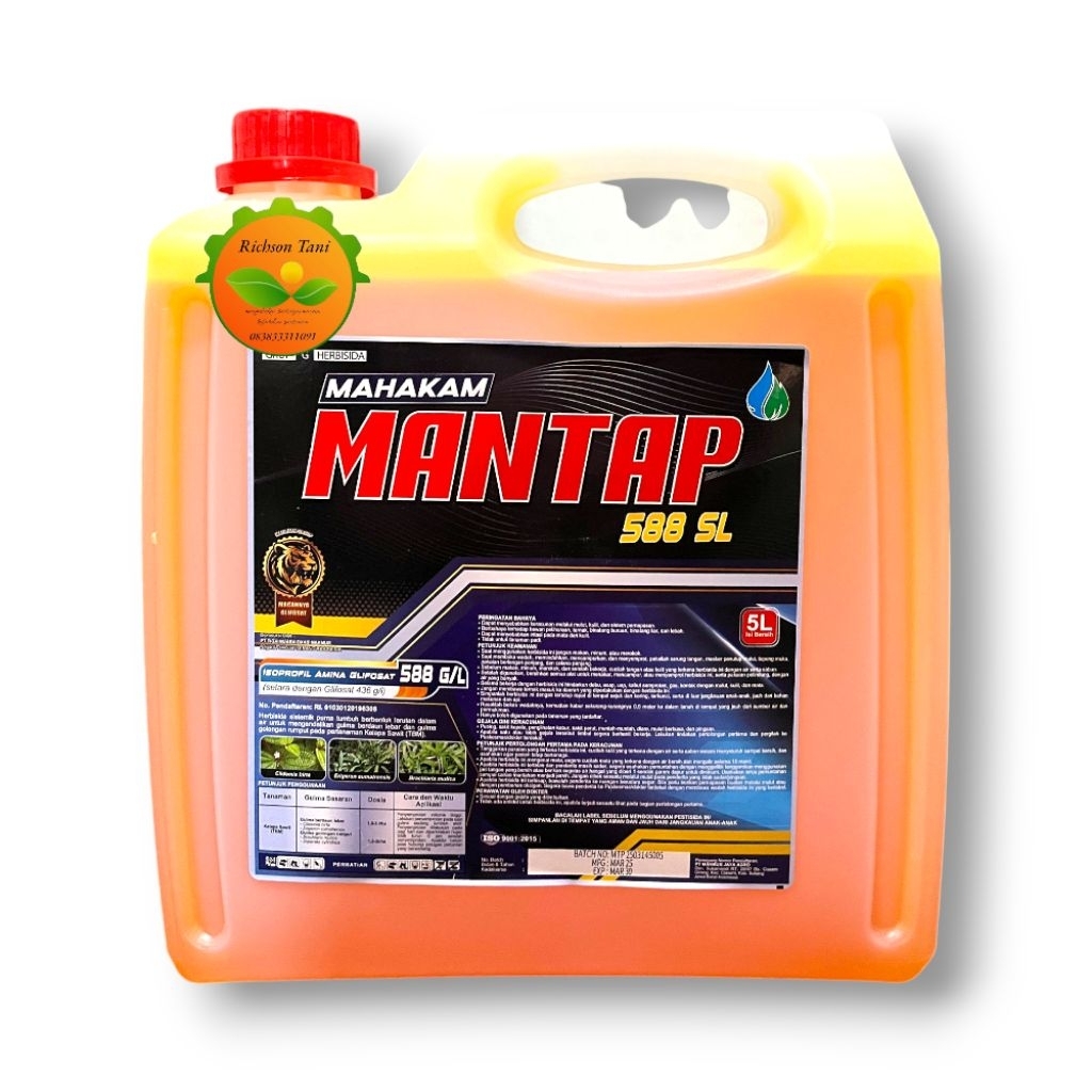 Herbisida Sistemik Mantap 588 SL 5 Liter