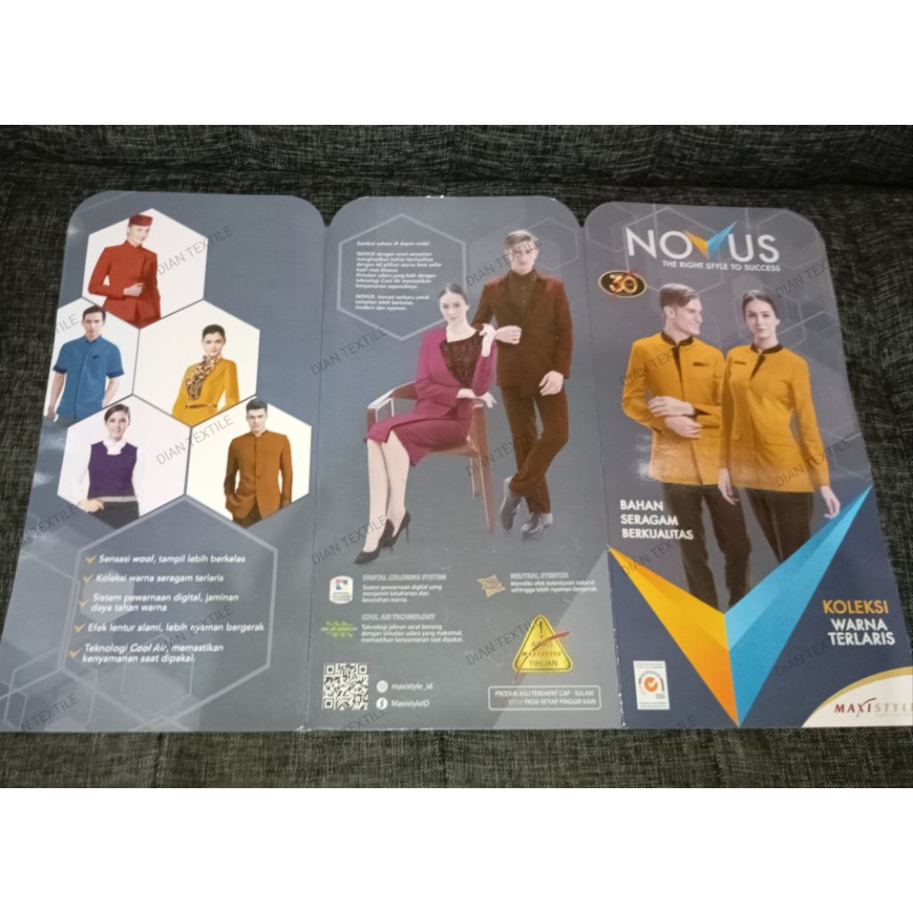 Katalog Sampel Contoh Kain Novus Original By Maxistyle