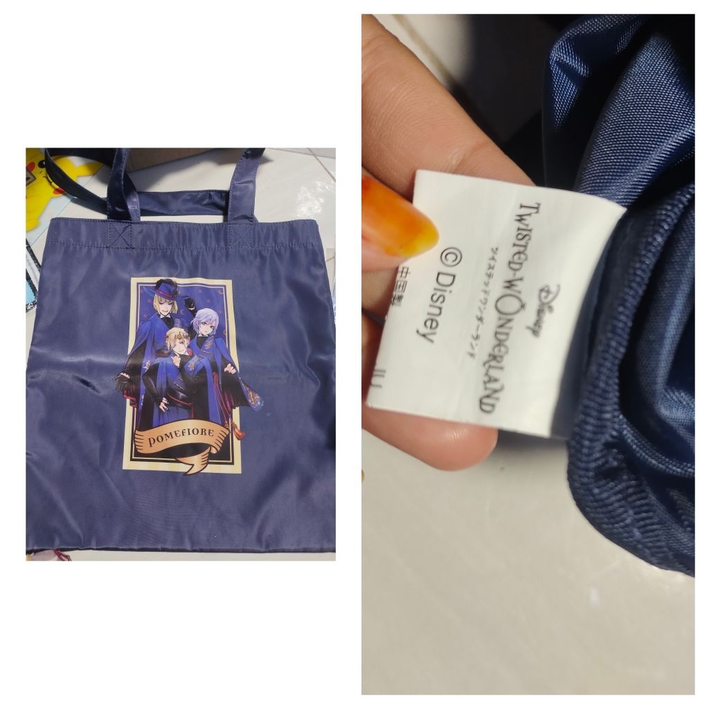 merch anime pouch Uzumaki Naruto Sasuke ikimen vampire tas Sling bag Tote bag twisted Wonderland App