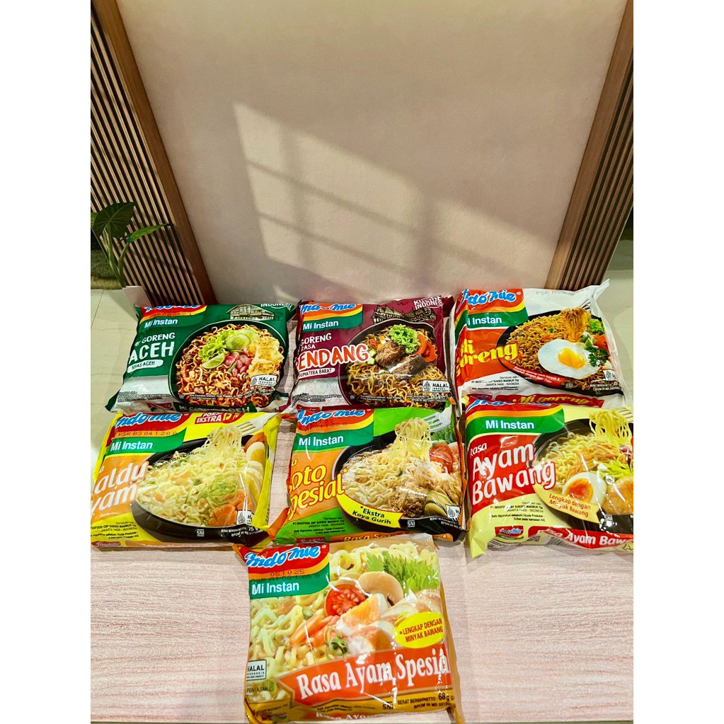 

INDOMIE MIE INSTAN - GORENG DAN KUAH BERBAGAI VARIAN
