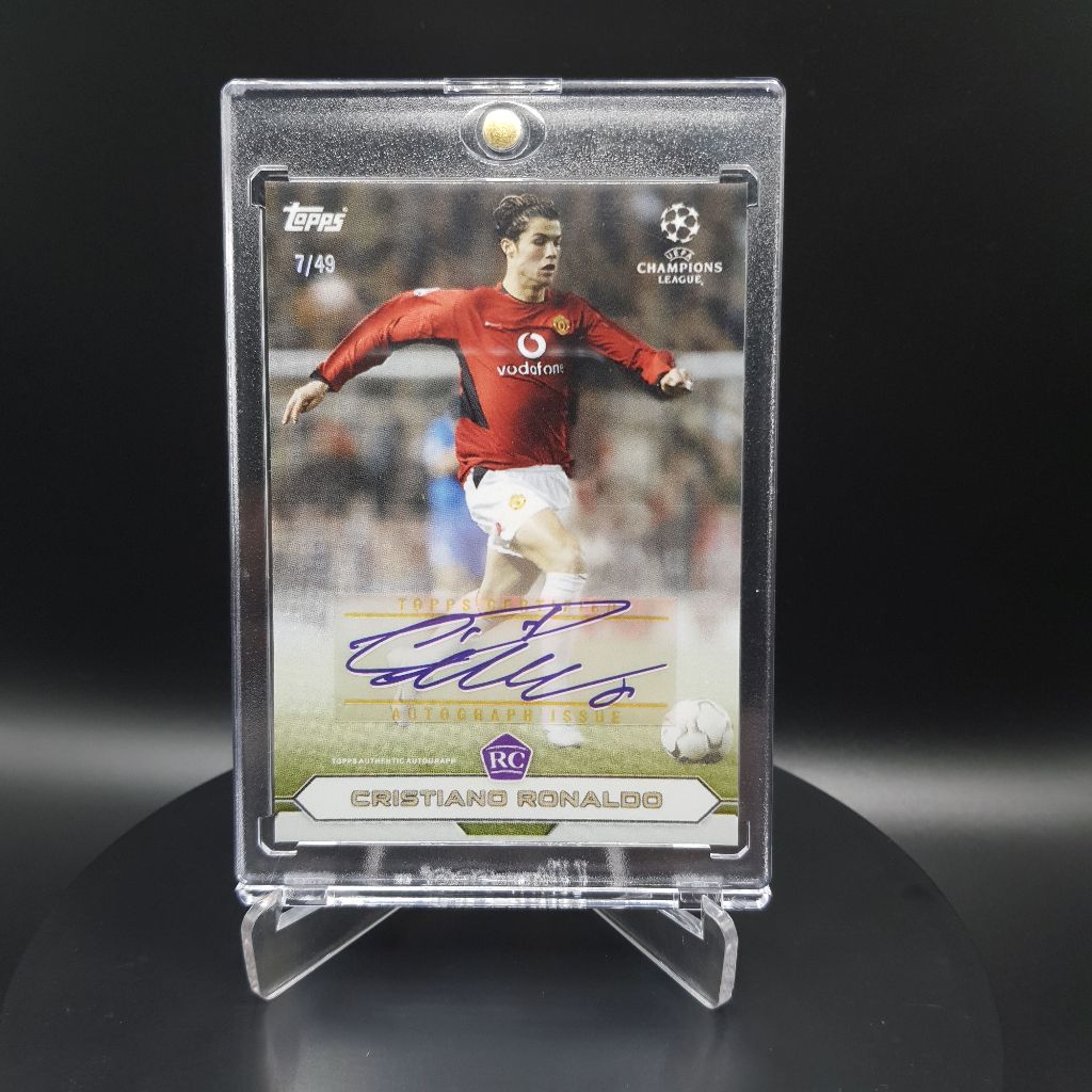 187. Kartu Bola - Custom Card 2020 Topps The Lost Rookie Cards Auto #Cristiano Ronaldo