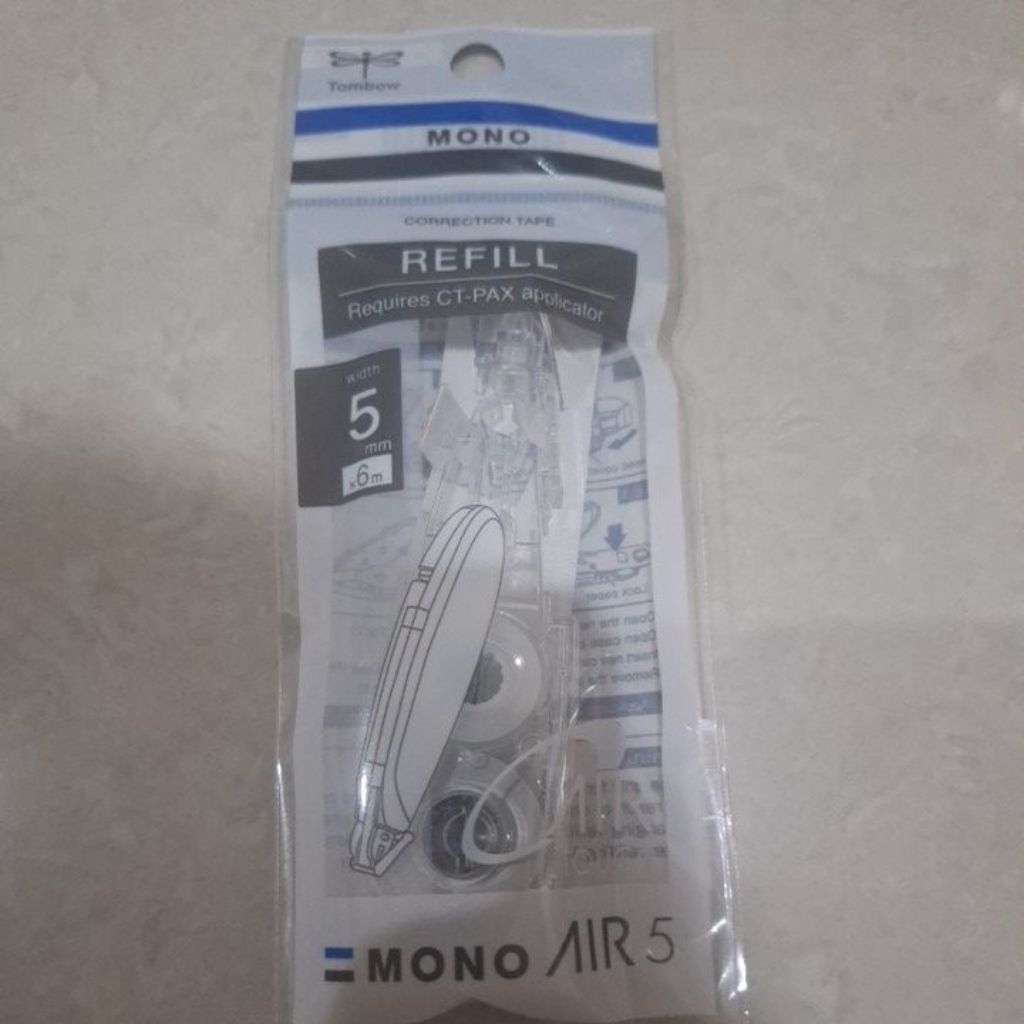 

tombow refill correction tape mono air touch CT-Pax 5mmx6m