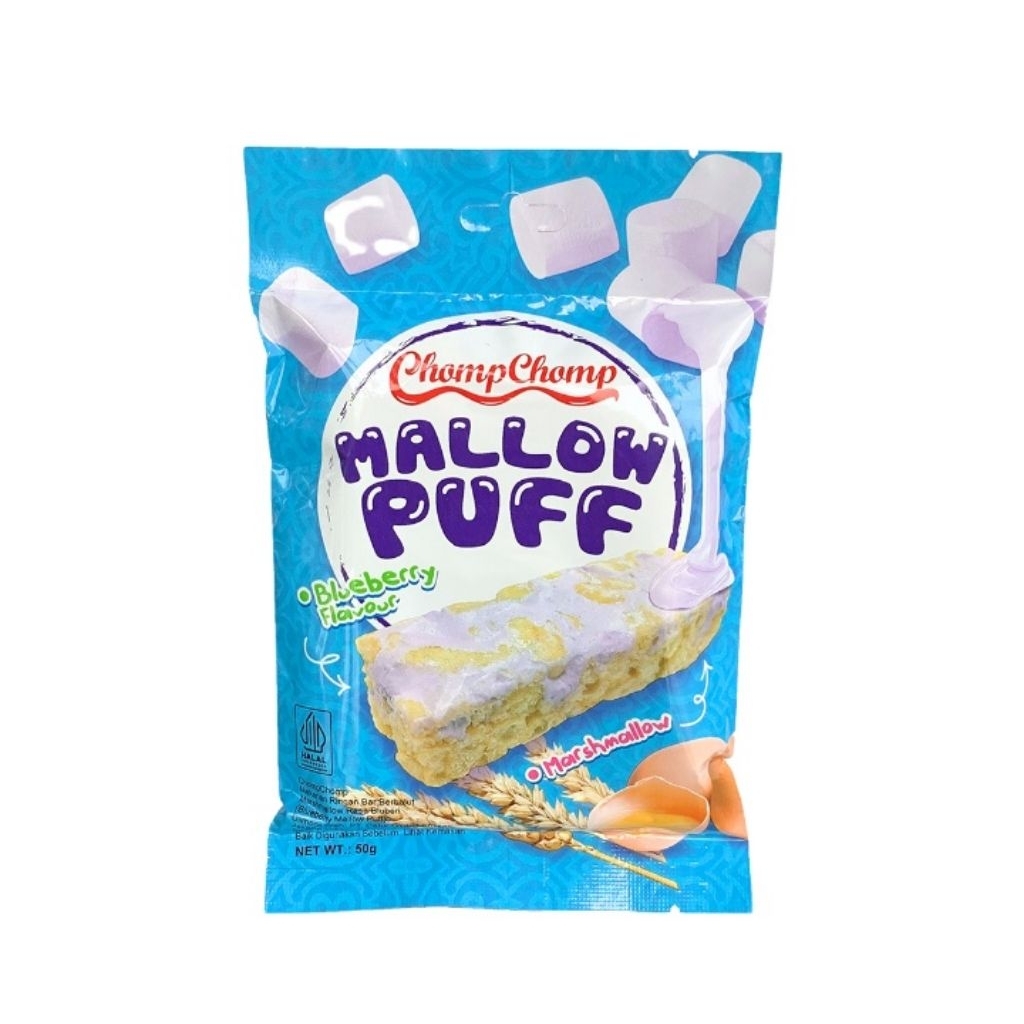 

Chomp-Chomp Mallow Puff Marshmallow Bluberi 50 g