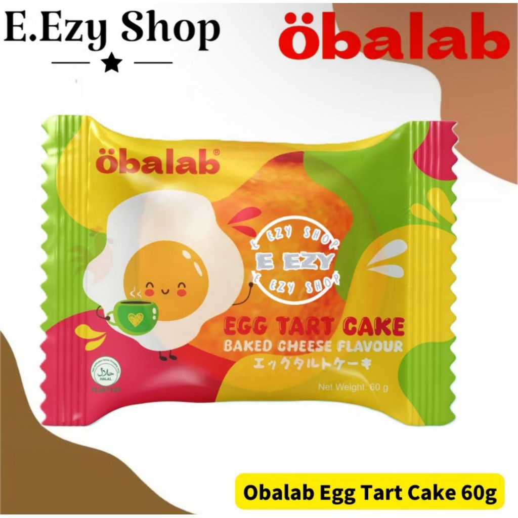 

OBALAB EGG TART CAKE CHEESE FLAVOUR 60G