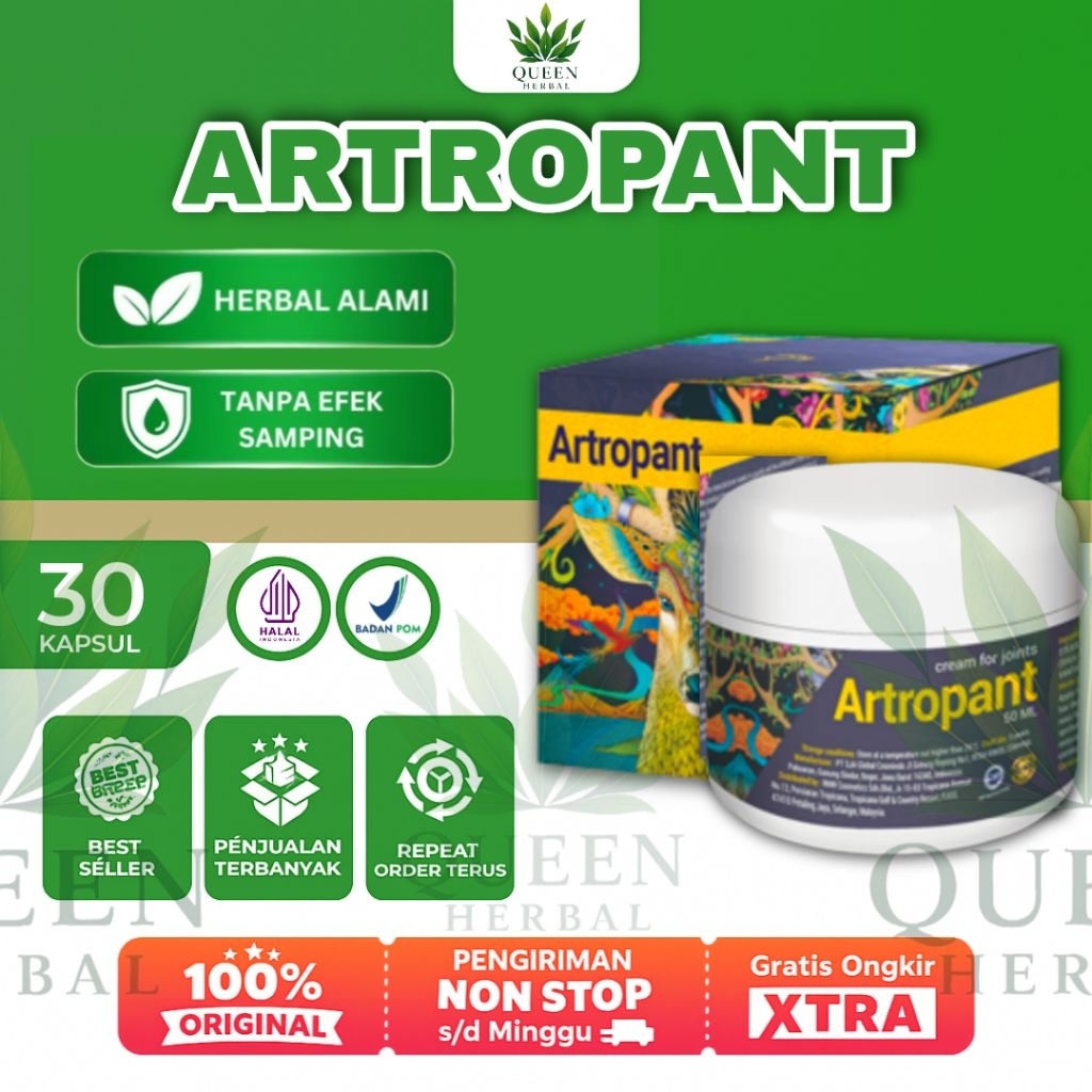 ARTROPANT Original Cream Pereda Nyeri Sendi Otot Urat Kaku Terampuh BPOM