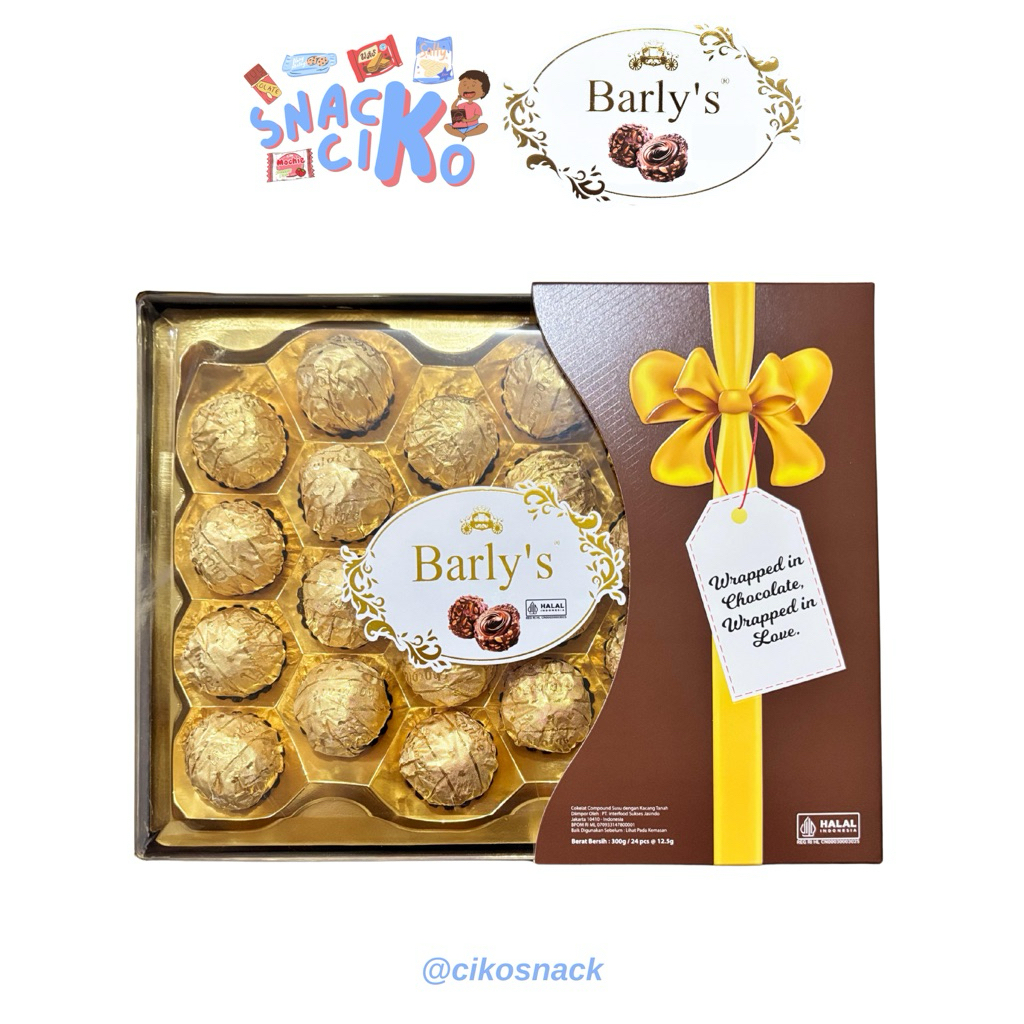 

[READY] Barly’s Peanut Chocolate Ball Square Ribbon 300g (24 Pcs)