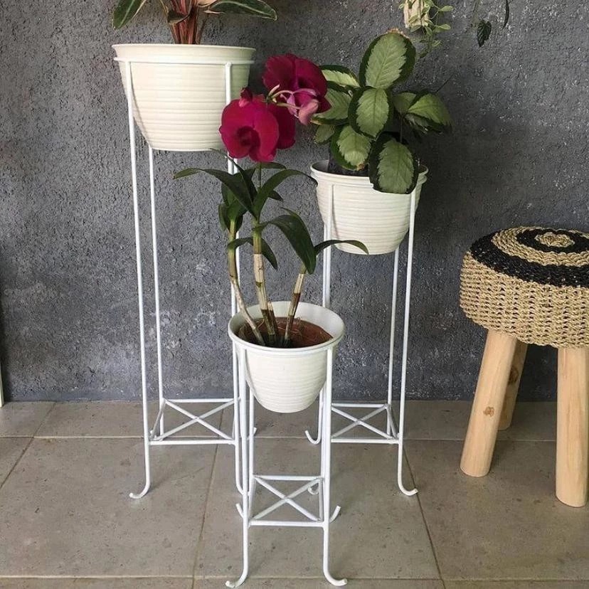 POT BESI BUNGA KODE AQ18 STANDING POT MURAH TINGGI 60CM D 18CM/STANDING POT BESI/RAK BUNGA MURAH/RAK