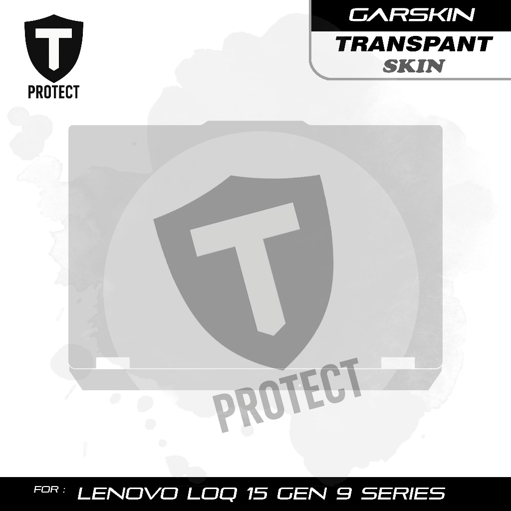 Garskin Sticker Laptop Transparant Lenovo LOQ Gaming-15 15AHP9 15ARP9 15IAX9 15IAX9I 15IRX9 ( Cover 