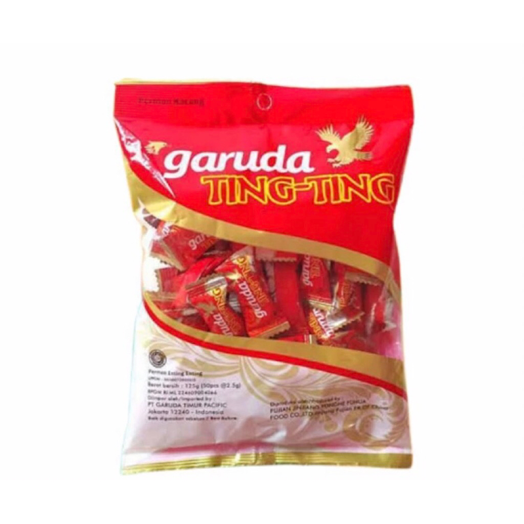 

Permen Garuda Ting Ting 1 pak 50 pcs 125 gr Permen Salut Kacang Manis