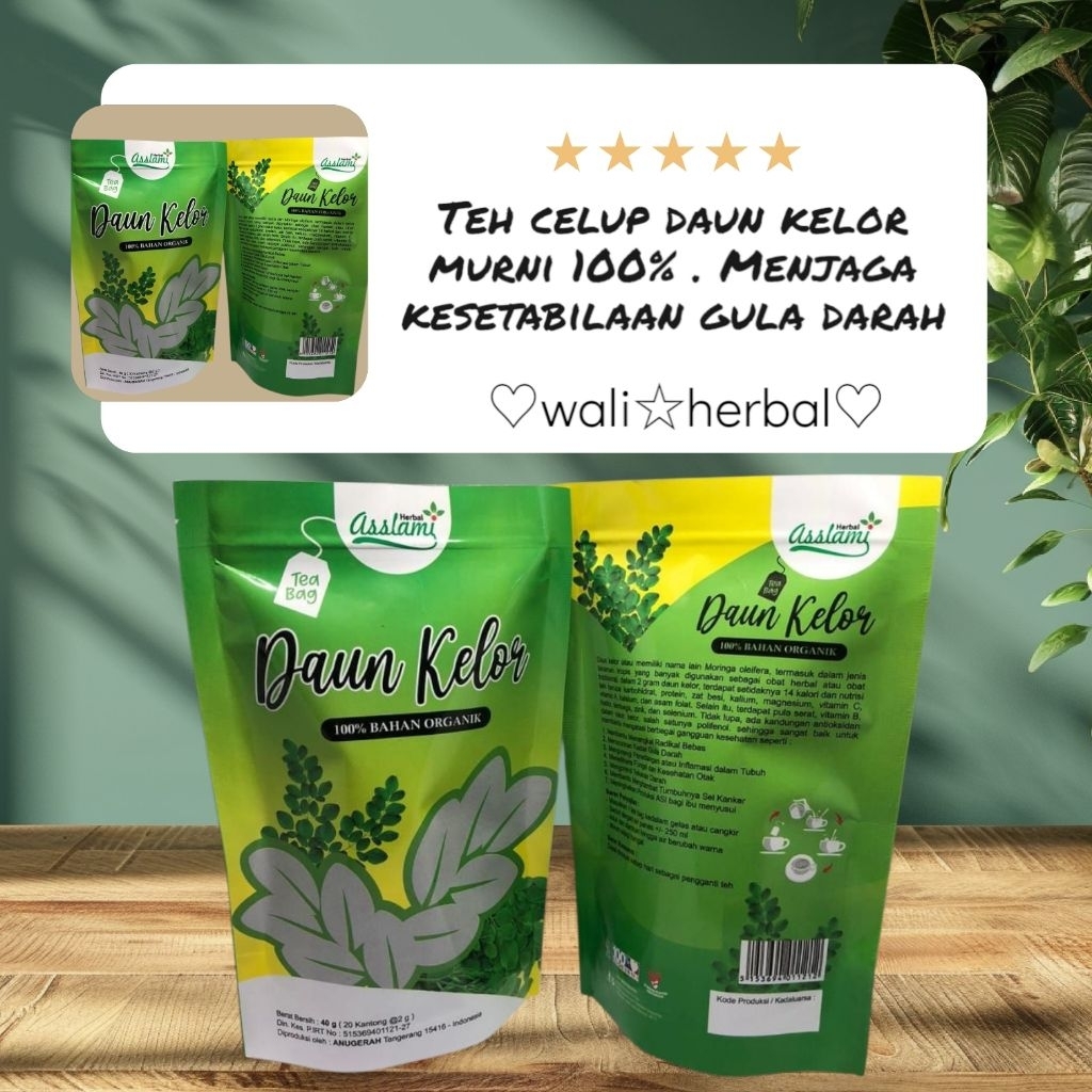 

TEH CELUP DAUN KELOR PREMIUM isi 20 kantong 100% Organik Anti-Kanker, Diabetes, Tingkatkan Imunitas dan kekebalan tubuh