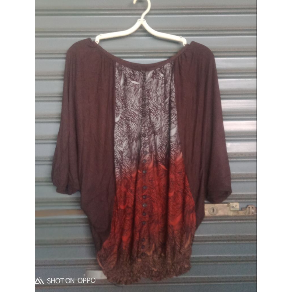 KD450 kaos kelelawar dewasa preloved