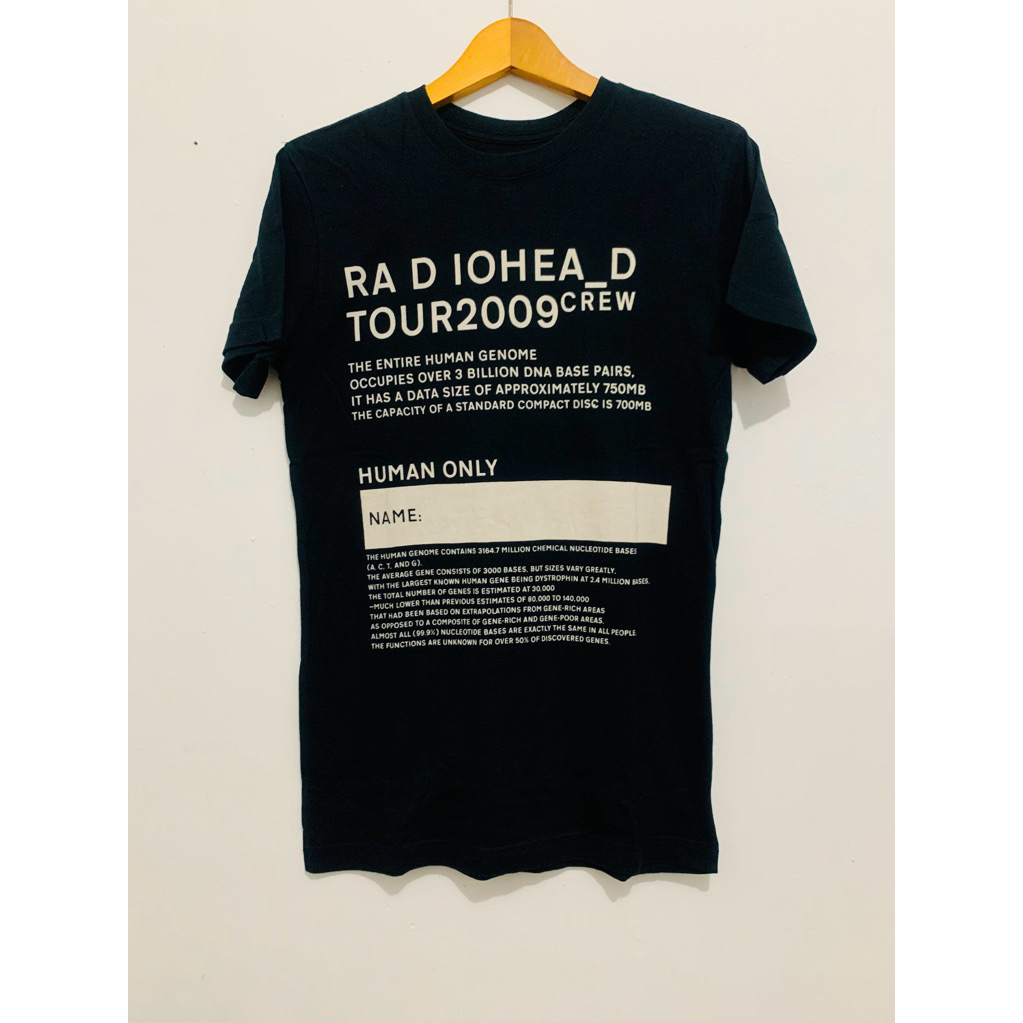 T-shirt/Kaos merchandise Band original Radiohead