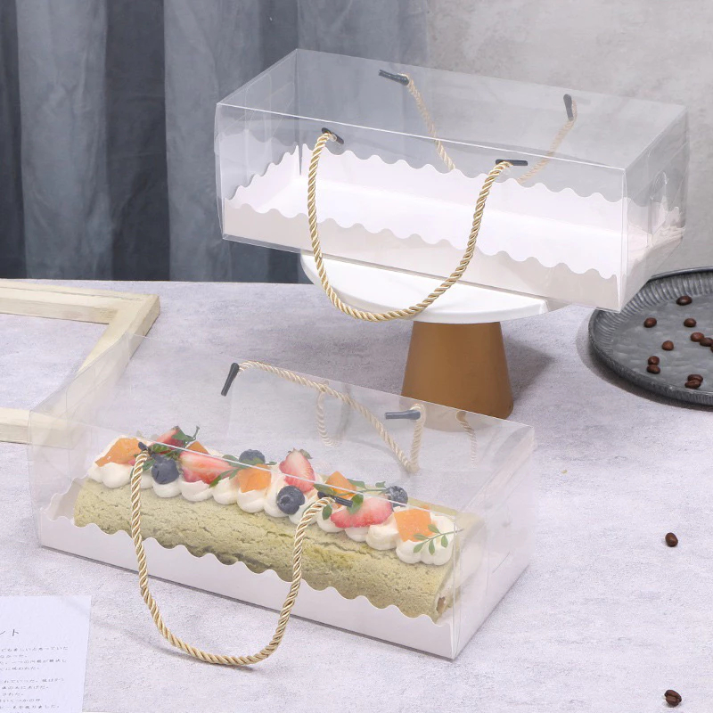 

10PCS BOX MIKA TALI Mika Bolu Gulung Roll Cake Box Mika Panjang