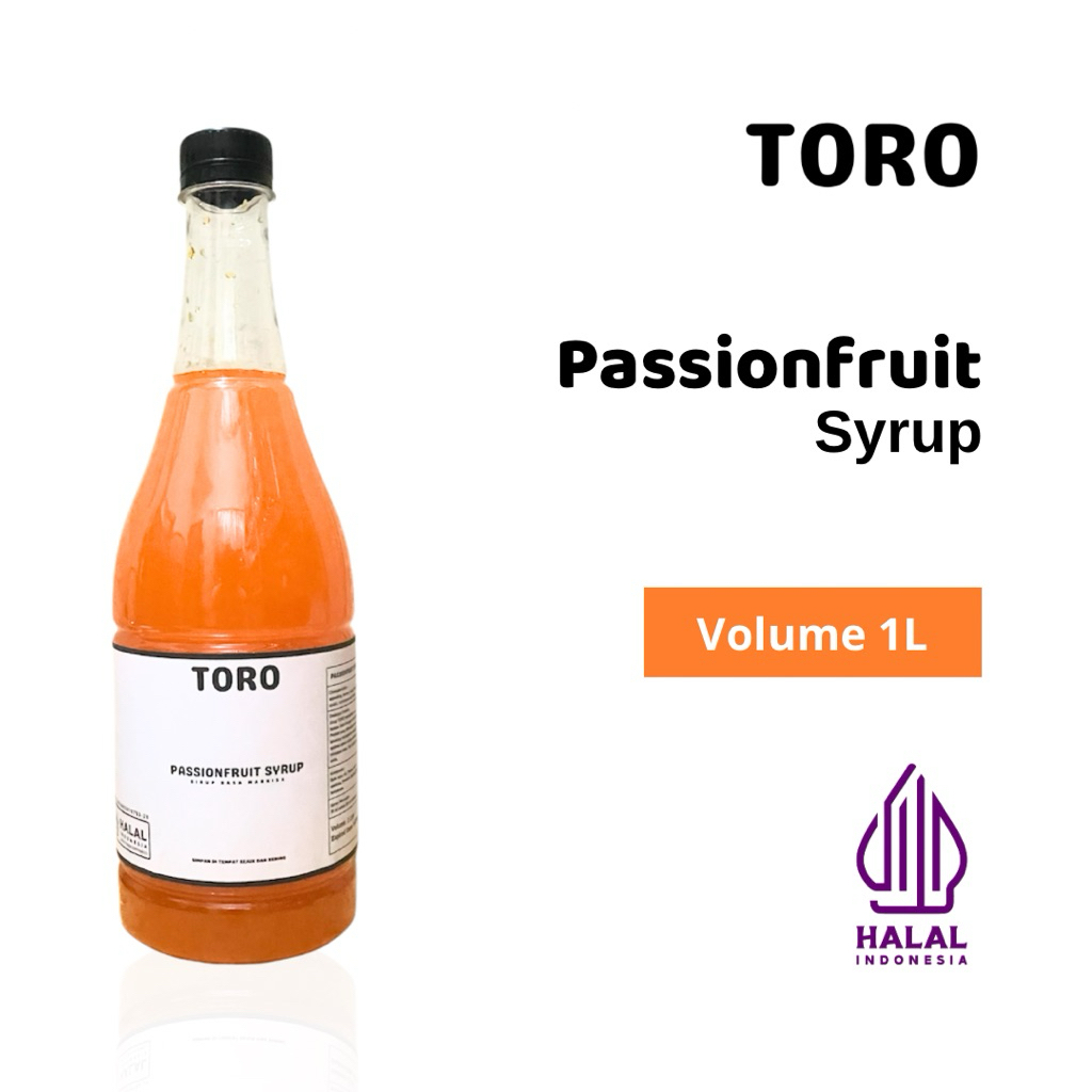 

Passion Fruit Syrup | Sirup Rasa Markisa 1000ml ( 1L )