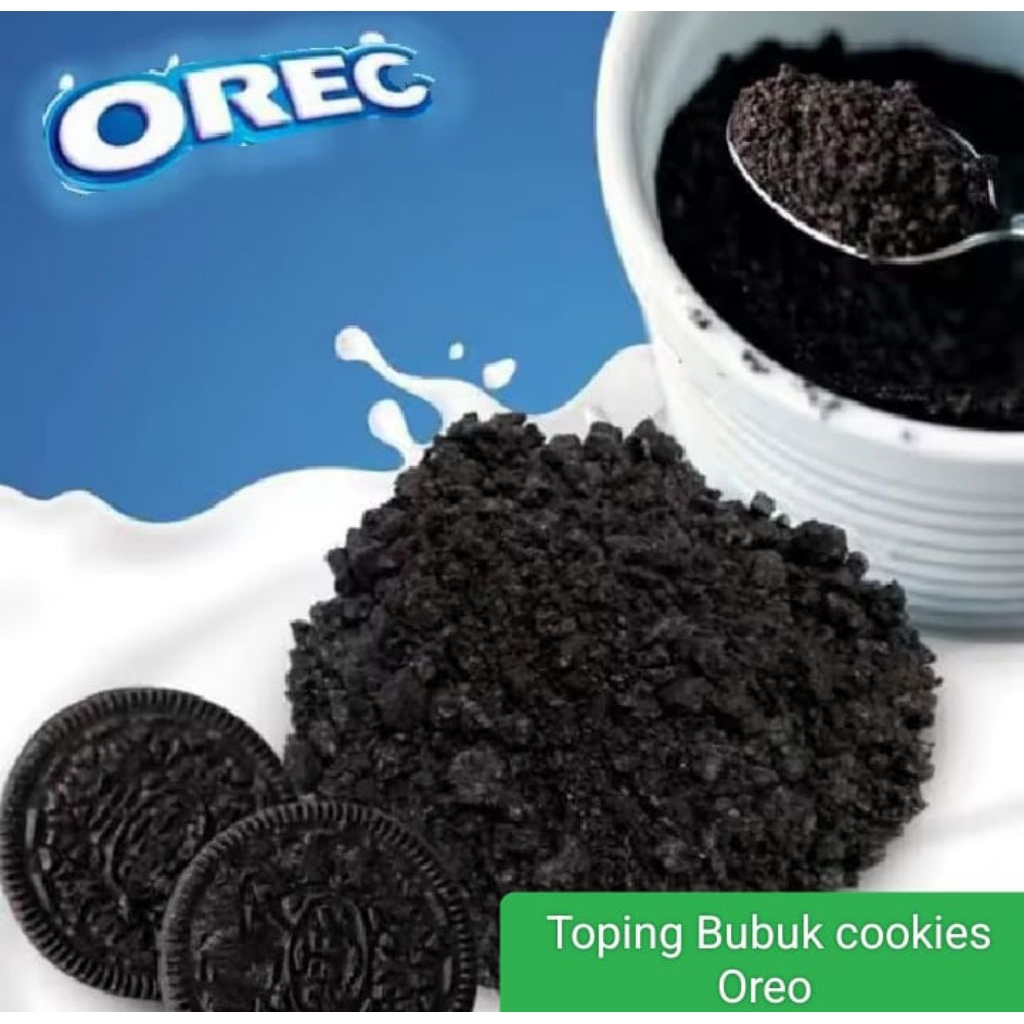 

Bubuk cookies crumbleoroe ori 1kg topping kue/minuman top viral masa kini