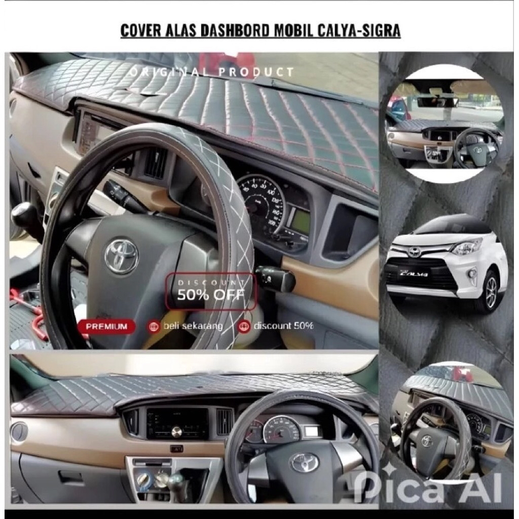 Alas dashboard mobil SIGRA-CALYA 2016-2023 Bahan premium