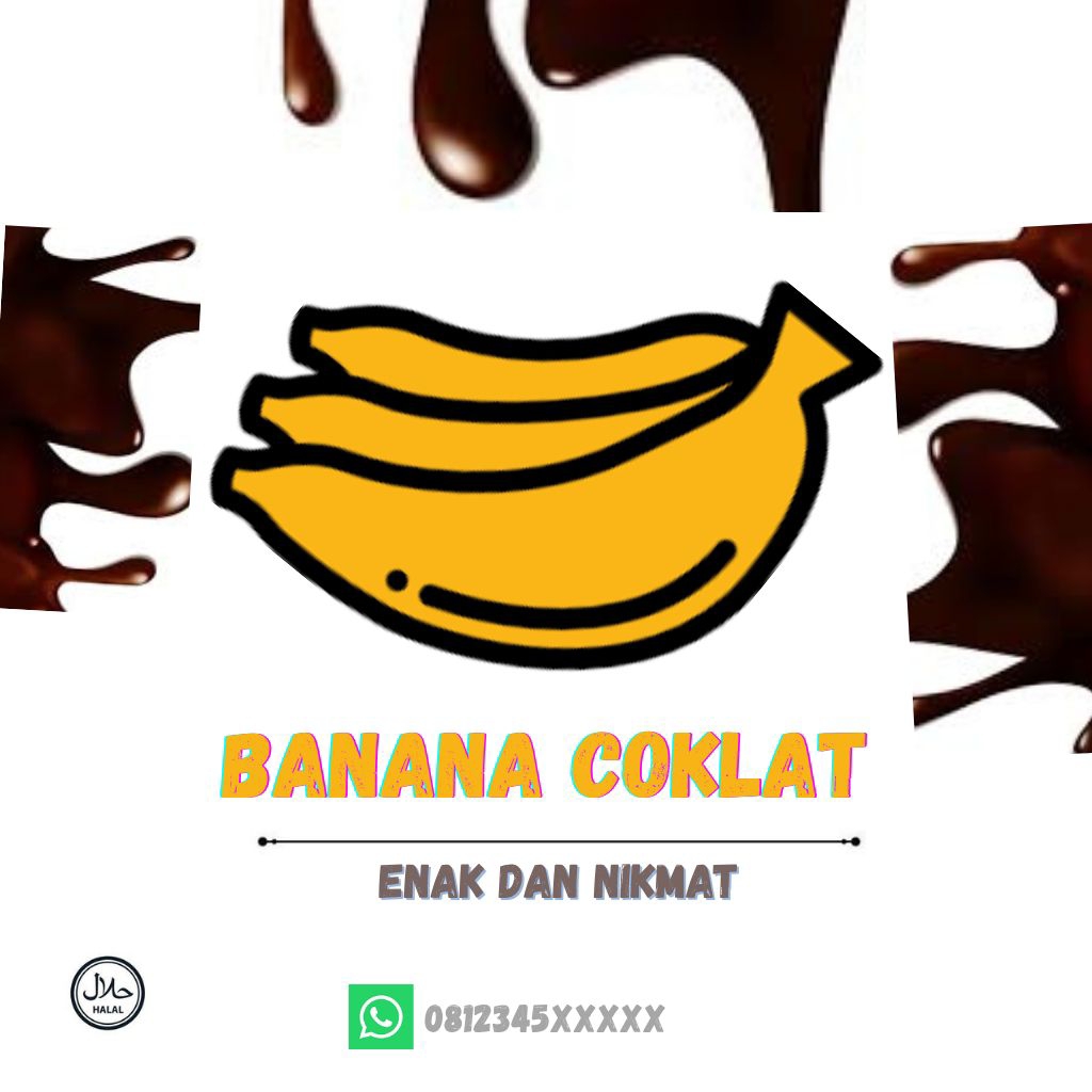 

logo untuk jualan pisang coklat