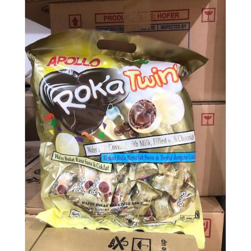 

Roka apollo coklat wafer isi 50pc/Coklat wafer roka/Roka wafer coklat apollo