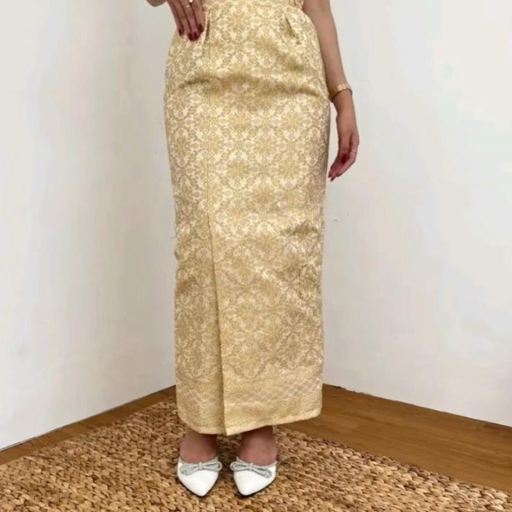 Terbaru Rok Songket Span Jadi / Rok Songket Langsung Pakai / Rok Songket Instan Jadi / Rok Songket