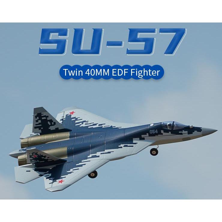 XFly  SU57 SU-57 Twin 40mm EDF Jet PNP RC PLANE RC PESAWAT SUKHOI