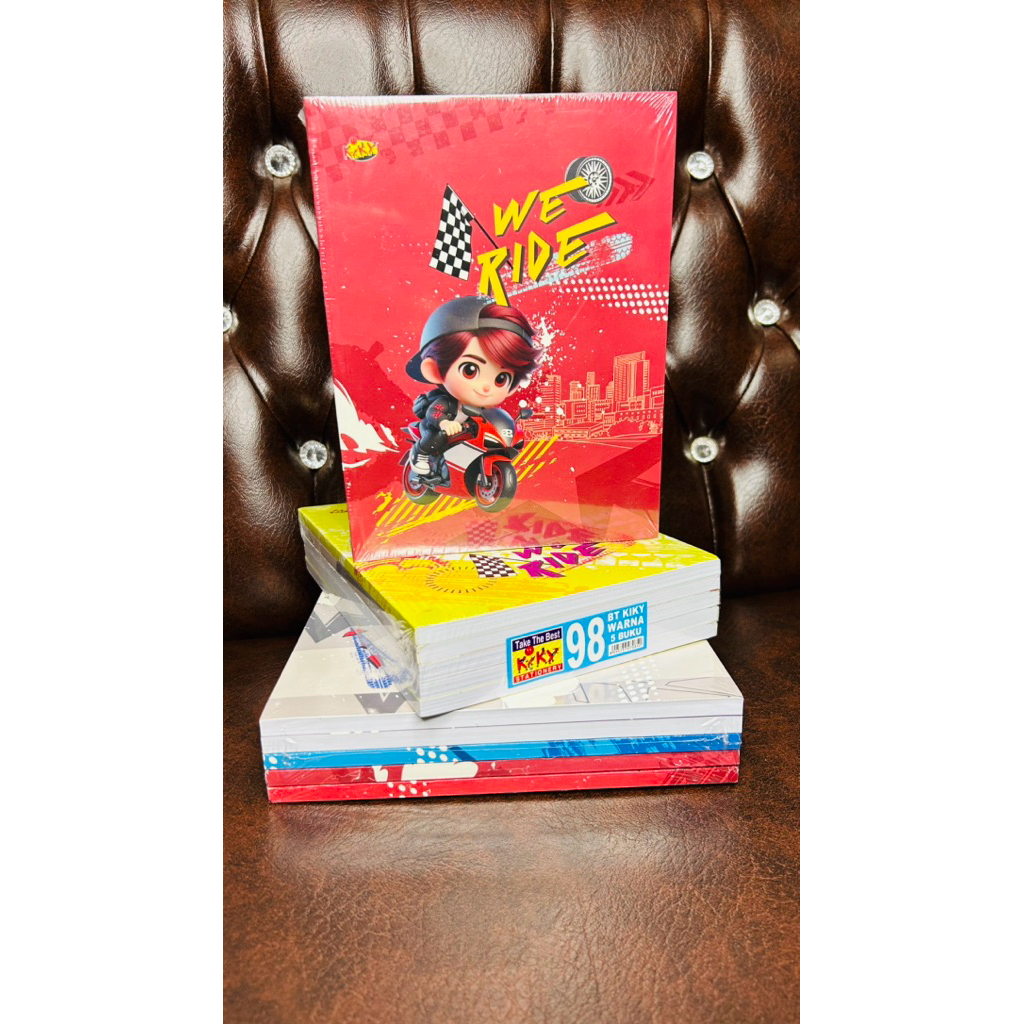 

Buku tulis Kiky isi 98/100 (1 pack= 5 pcs)