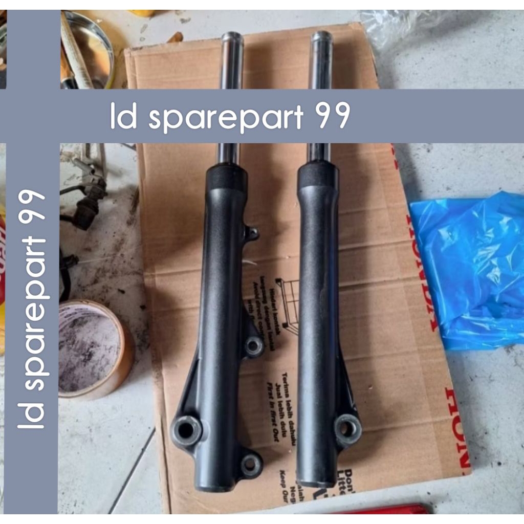 Shock depan 1set beat deluxe genio beat street original copotan