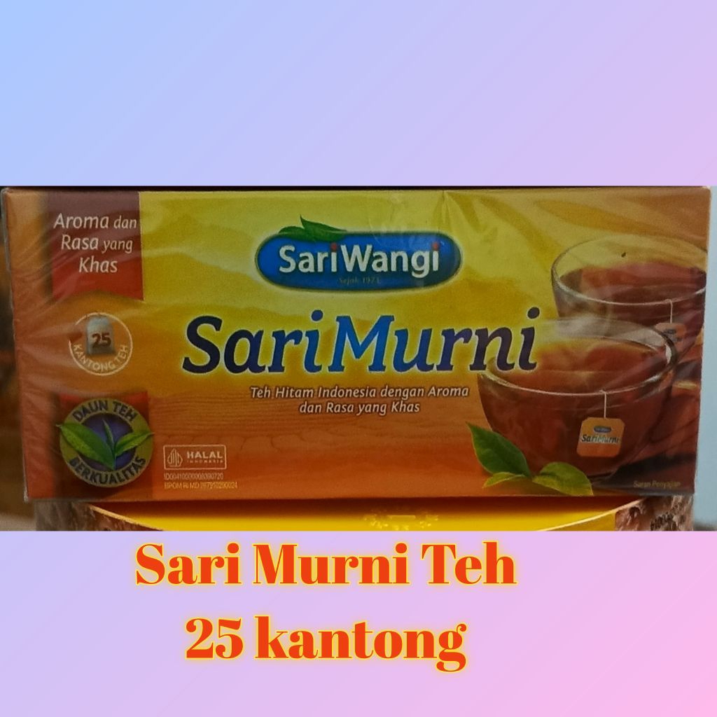 

SARIWANGI SARI MURNI TEH 25 KANTONG