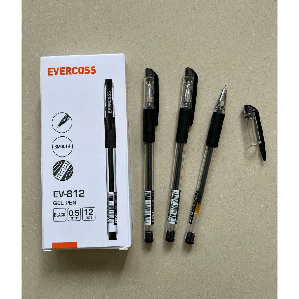 

Pen Gel Pena Cair Pulpen 0.5 mm Ujung Lancip Needle Tip Hitam