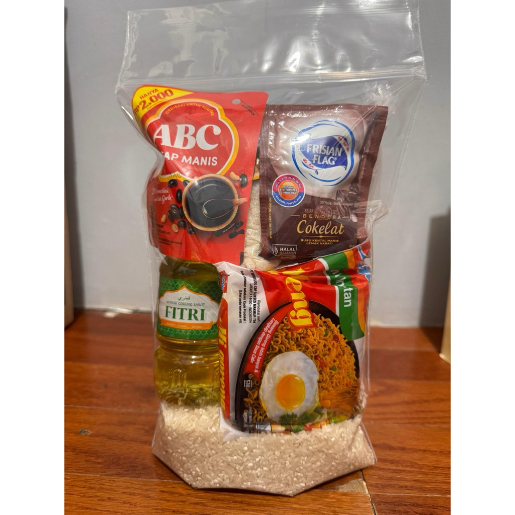 

Paket Sembako Hemat // Bingkisan // Parsel Sembako // Paket Sedekah Sembako