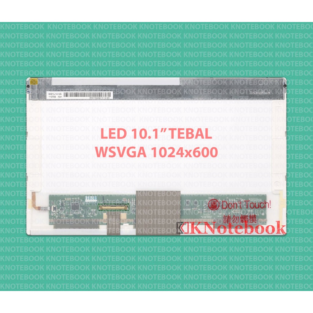 Layar LCD LED 10.1 Tebal Dell Latitude 2100 2110 2120