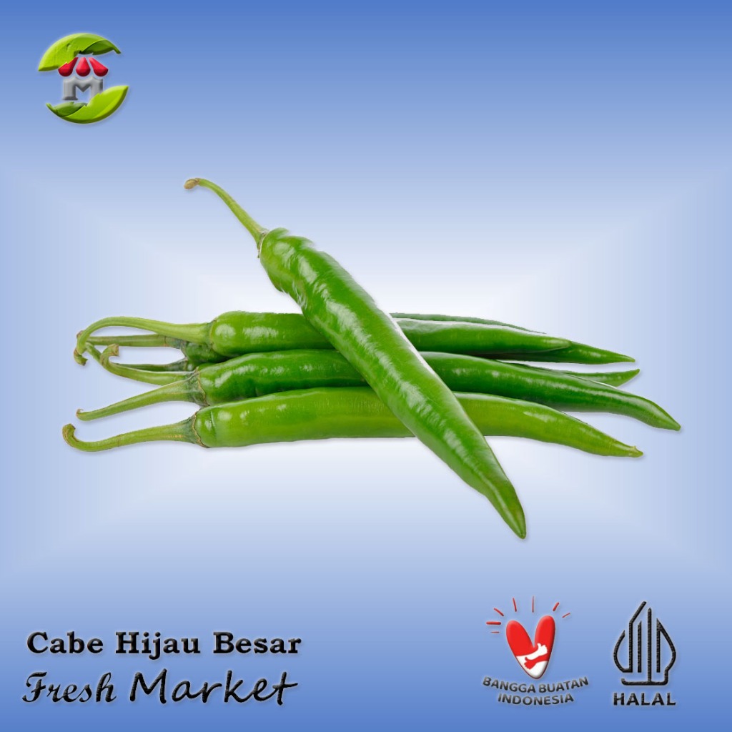 

[BOGOR] Cabe Hijau Besar Pack 250gr