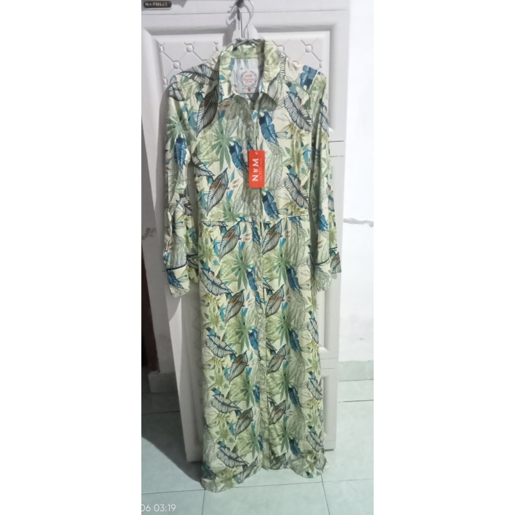 Novel Mice : Gamis Rayon Print Bunga (S)