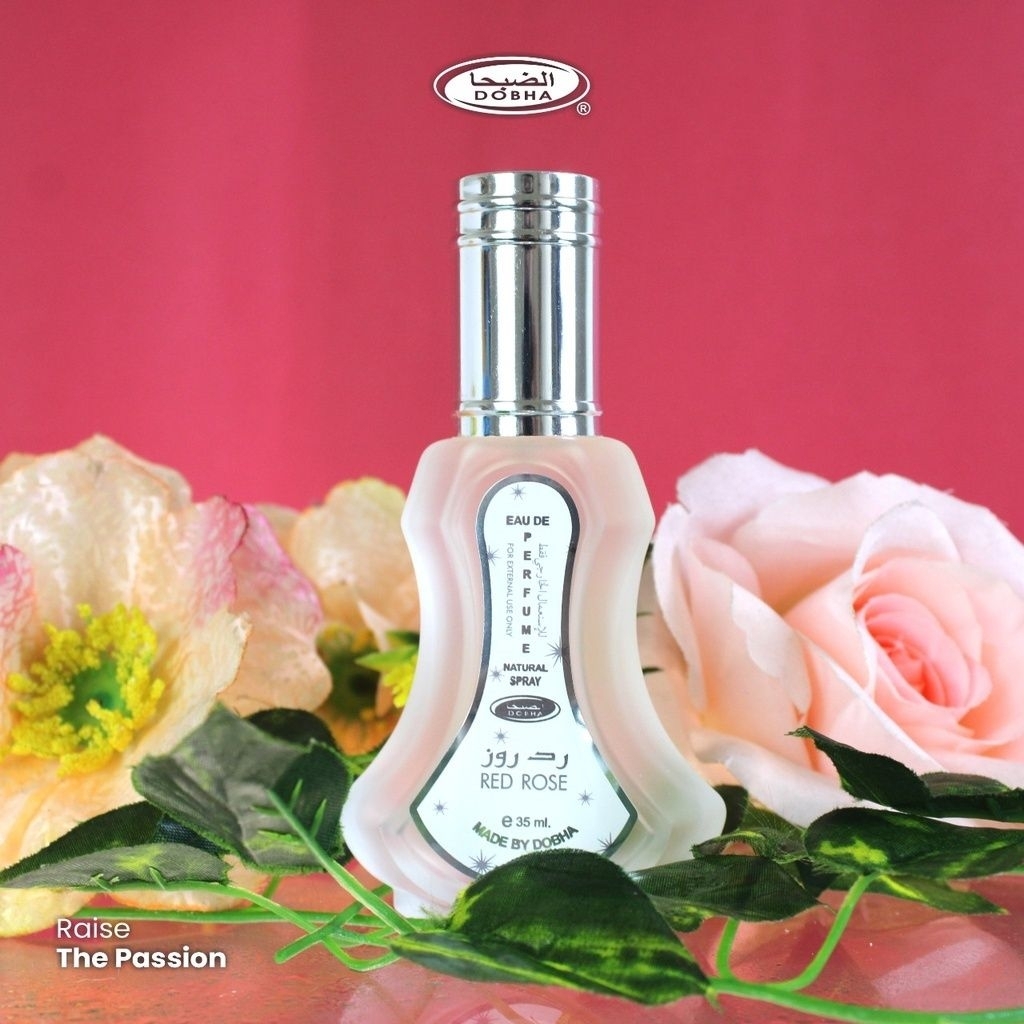 Parfum Dobha ORIGINAL 35ml aroma RED ROSE BPOM HALAL UNISEX cocok wanita laki laki | parfum sholat n