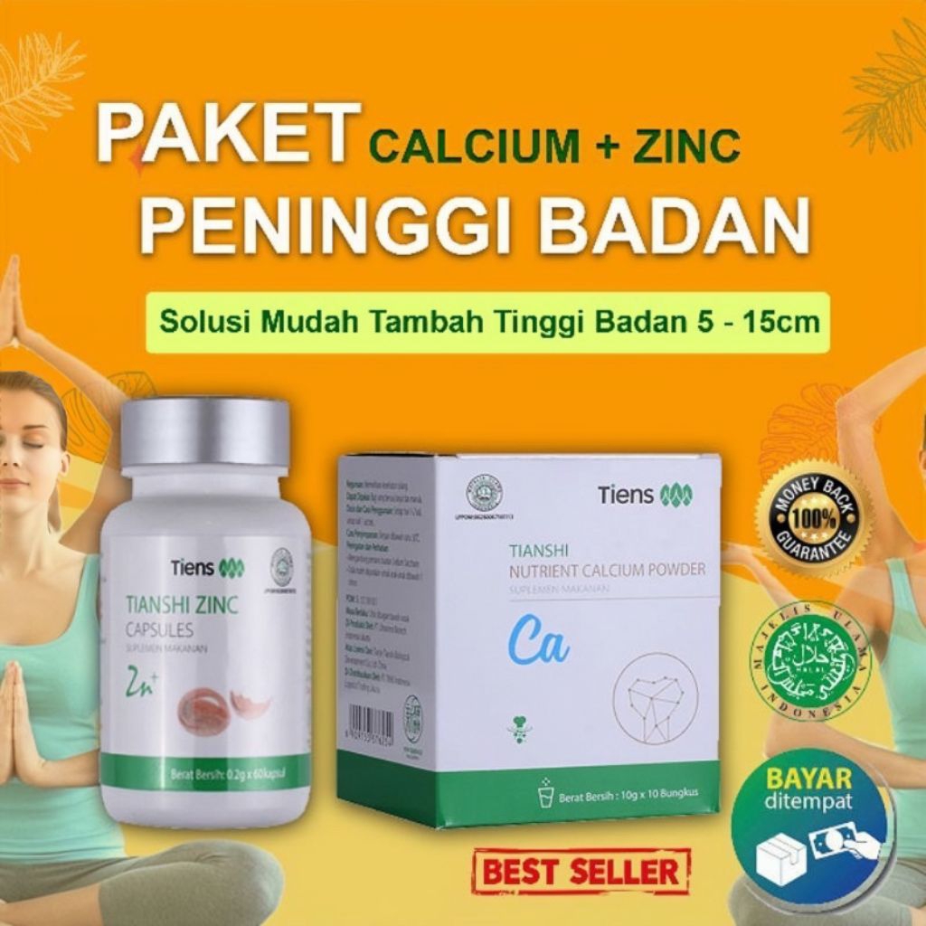 

(TERLARIS) Susu Peninggi Badan Original 100% Segel Halal BPOM- Susu Kalsium tiens